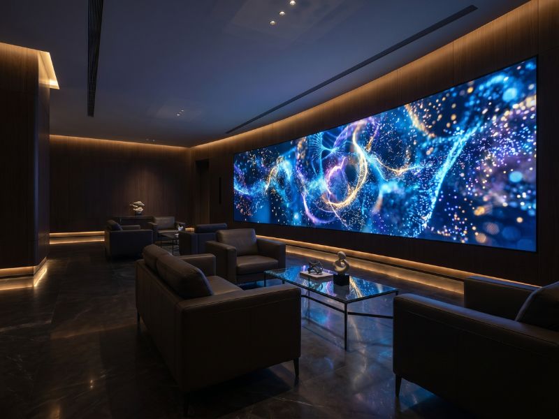 Fine pitch LED video wall delivering seamless high-resolution visuals